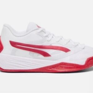 Puma Team Stewie 2 Basketball  Women's Sz 11  White Sneakers Athletic 37908203